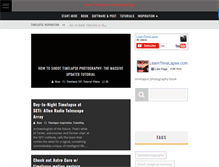 Tablet Screenshot of learntimelapse.com